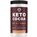 Keto Cocoa | Keto ホットチョコレートドリンクミックスパウダー - 砂糖無料、タンパク質とMCTオイルパウダー付き低炭水化物