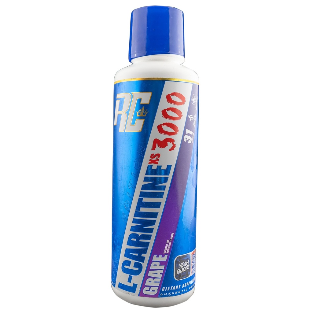 Ronnie ColemanのシグネチャーシリーズL-Carnitine XS 3000の液体、アミノ酸のMetabolismおよびLean筋肉強さサポート、興奮剤の自由な、砂糖ゼロ カラブ、ブドウ、16 Oz