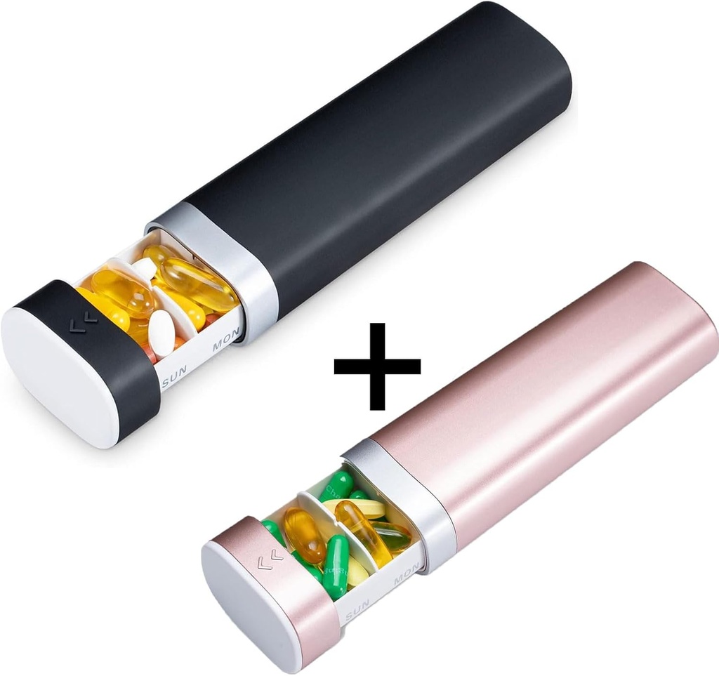 ウィークリーピルオーガナイザー7日、ベティフェデイリーピルボックス、トラベルピルケース、ビタミン、医薬品、サプリメント、ピルオーガナイザーを保持するためのかわいいピルホルダー