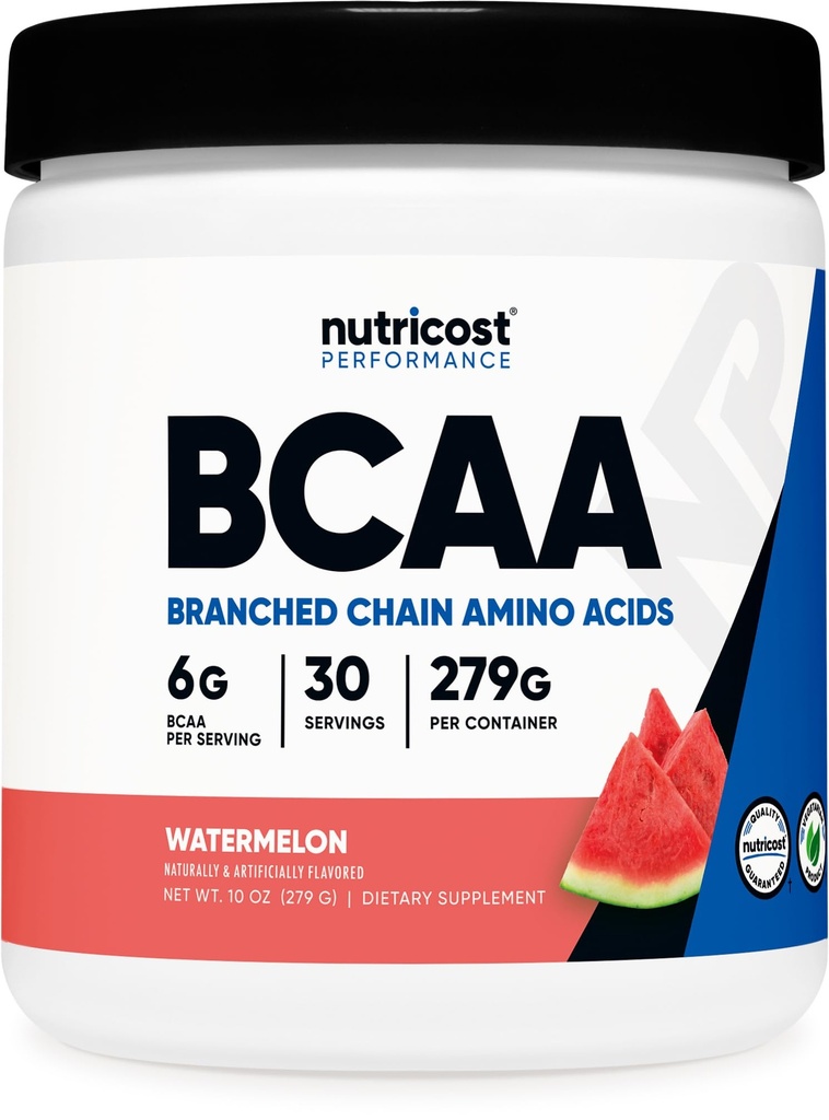 Nutricost BCAAパウダー(スイカ、30サービング) - 最適2:1比