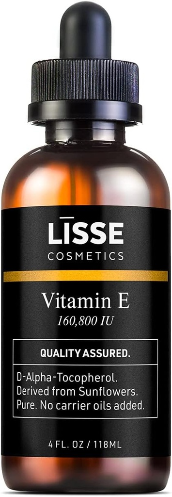 Lisseの純粋な集中されたビタミンEオイル- 160,800 IU - 加えられるキャリア オイル無し- Dアルファトコフェロール