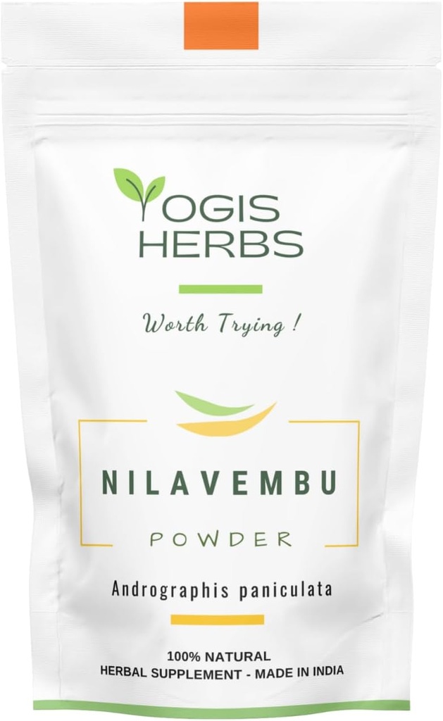 YOGIS HERBS Nilavuパウダー - Andrographis Paniculata - 1 Lbフレッシュ&ピュア1ポンド(パッケージ1)ダークグリーン