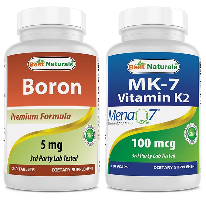 ボロン5mg&MK-7ビタミンK2 100mcg