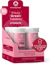 Amazing Grass Electrolyte Tablets, Fizzy Greens Water Flavoring Tablet with Vitamins, Hydrate Strawberry Lemonade, 10 Count (Pack of 6) (Packaging May Vary)