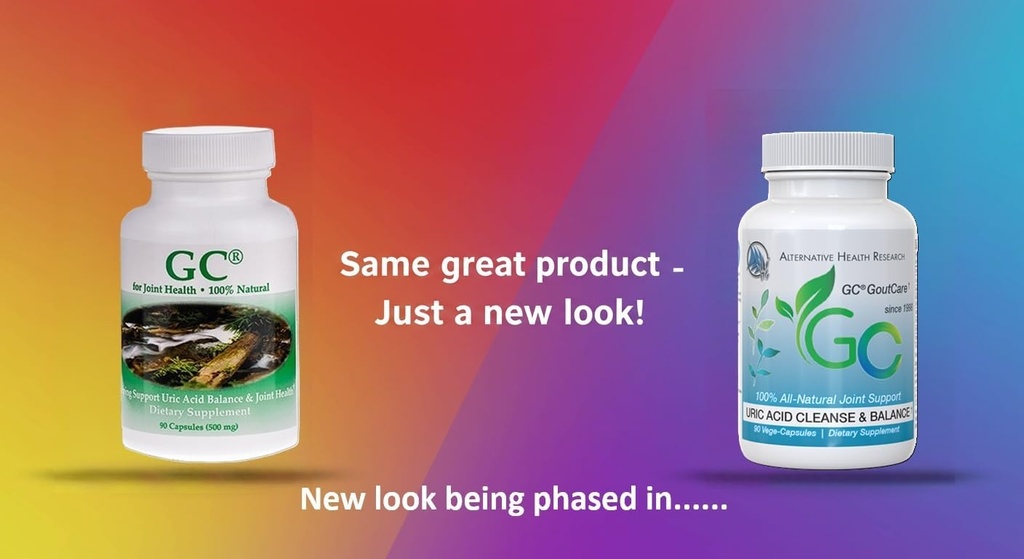 GC® GoutCare:尿酸制御 | 尿酸予防 | 関節健康サプリメント | 関節リリーフ | テルメリック、セルリー種子エキス、ミルクアザミ、その他 | ボトルあたり90カプセル | 非GMO