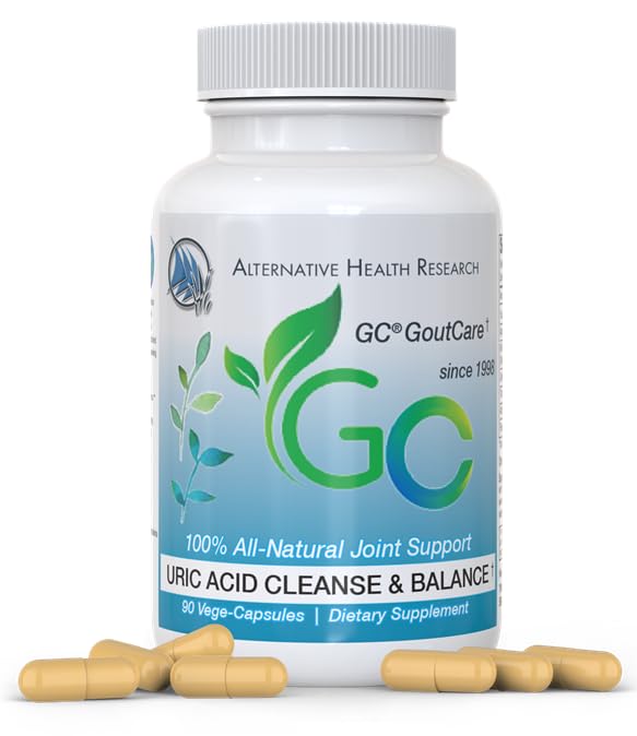 GC® GoutCare:尿酸制御 | 尿酸予防 | 関節健康サプリメント | 関節リリーフ | テルメリック、セルリー種子エキス、ミルクアザミ、その他 | ボトルあたり90カプセル | 非GMO