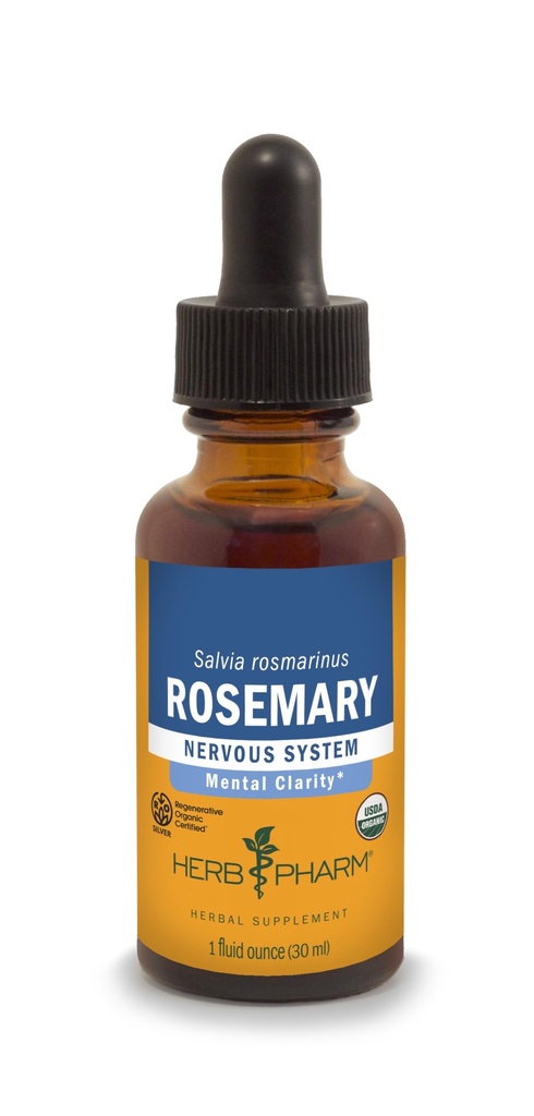 ハーブファーム認定オーガニックローズマリー液エキス、1 Fl Oz(パッケージ5月Vary)