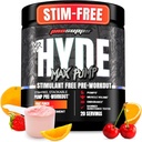 PROSUPPS Mr. Hyde Max Pump Pre Workout Powder - Stim-Free Preworkout Supports Blood Flow, Muscle Volume & Endurance - Caffeine-Free Nitric Oxide Gym & Fitness Supplements(フルイトパンチ、20サービング)