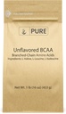 Pure Original Ingredients Unflavored Instantized BCAA (1lb) Powder, Branched Chain Essential Amino Acids, Supplement