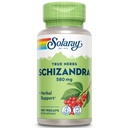 SOLARAY Schizandra 580 mg - ボディヘルスとウェルネスサポートのためのシサンドラサプリメント - Schisandra Berry - Non-GMOプロジェクト検証、ビーガン、ラボ検証、60日間保証、100サービング