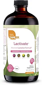 Zahler Lactivate、乳母乳の質および量の高めるLactationサポート補足、フェヌグリーク、証明されたコザーのpostnatalビタミン、16ozを含むすべての自然な母乳育児の液体の方式