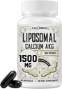 LiposomalカルシウムAKGの補足1500のMG (アルファKetoglutaricの酸)、高い吸収、AAKG、長寿のためのCa AKG、年齢の防衛、細胞エネルギー、メタボリック機能、60のSoftgelsより有効な