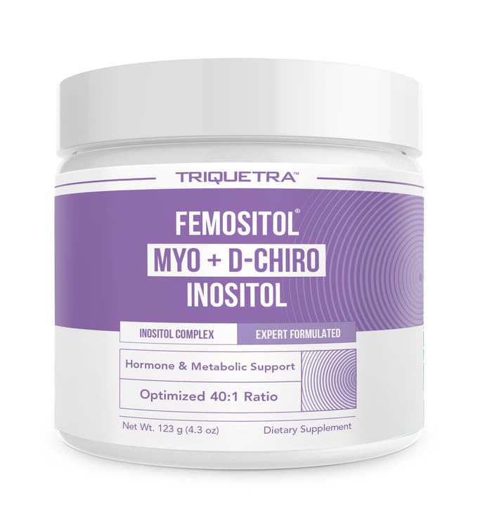 FemoSitol Inositolパウダー | Myo-Inositol&D-Chiro Inositolコンプレックス - 臨床的に実績のある40:1比率(ビタミンB8) | PCOS、ホルモンバランス&ヘルシーオワリアン機能サポート(123グラム - 60のサービング)