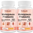 女性のための更年期のサプリメント, 120 Billion CFU Probiotic, 13-in-1ハーブ&ボタニカルコンプレックス, ホルモン更年期のために, ホットフラッシュ, 夜の汗, 気分のスイング, 睡眠障害, ビーガン, 120 キャップ