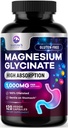 マグネシウムのGlycinate 500mgのカプセル-最高の吸収のための純粋及びChelated-サポート筋肉、Nerve及び中心の健康、睡眠サポート-全ボディ サポートのための最もよいマグネシウムの丸薬の補足- 120のカプセル
