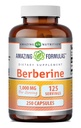 アメイジングフォーミュラ ベルベリン 1000mg/サービング250カプセルサプリメント | 非GMO | グルテンフリー | 米国製 - 間違いなく純度と効力を保証