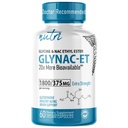 ヌトリNACエチルエステル+グリシン - 余分な強さ375mg - NACETのwitheのセレン - 80%の生物学的利用性 - N-アセチルシステイン - 反老化の補足、ブーストのグルタチオン - 60のカプセル - 第3党はテストしました