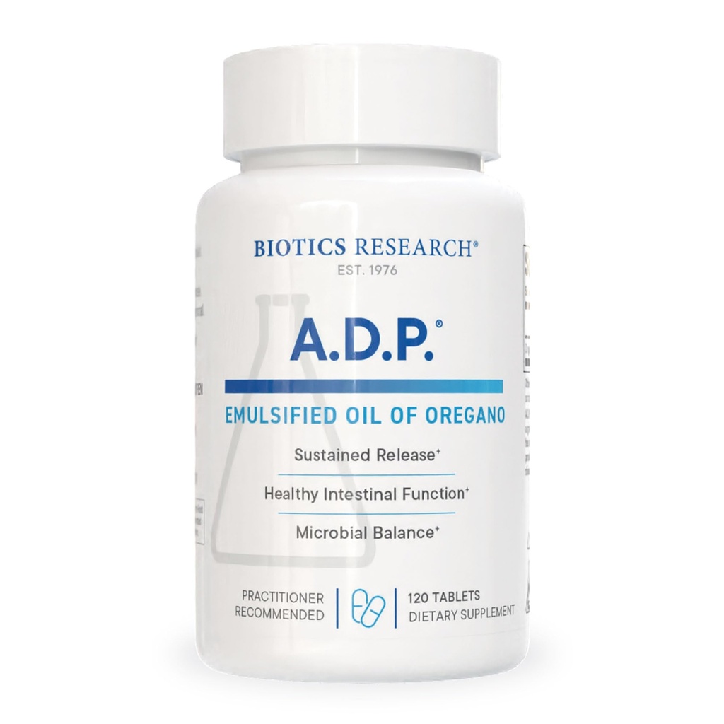 Biotics Research A.D.P. GI Healthのためのオレガノ錠の乳化油 - 高吸収のための持続的な解放はカルバロ、野生のオレガノオイル50mg/S - 特許を取られた方式-非GMO -120のタブレットを含んでいます