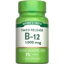 Nature's Truth Vitamin B12 1000 mcg | 75 タイムリーリリースタブレット | 完全菜食主義者、非GMO&グルテンフリーサプリメント