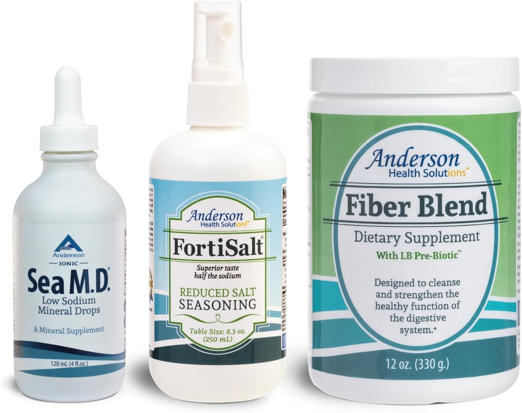 最終的な健康ブーストの束(跡の鉱物の低下、低いナトリウムのfortisalt)