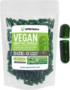 XPRS Nutra サイズ 0 空のカプセル - 100 カウント空のビーガンカプセル - ベジタリアンの丸薬 - DIY 野菜のカプセル充填 - Veggie ピルキャップ のための Do-It-Yourself サプリメント (Forest Green)