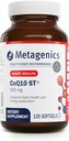 心臓、エネルギーおよび酸化防止サポートのためのビタミンEとMetagenics CoQ10 ST-100-100 mg Ubiquinone* - 非GMO、グルテンフリー、大豆フリー - GMP認定施設 - 120 Softgels