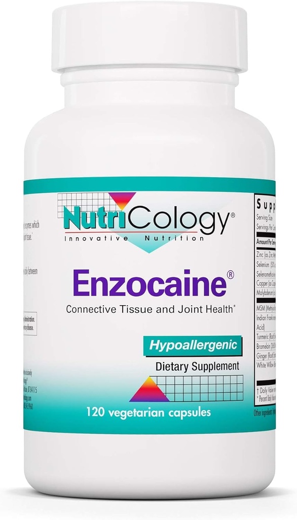 Nutricology Enzocaine、ベジカプス、120カウント