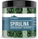 地球の要素のSpirulina 200のカプセル、純粋及びUndiluted、添加物無し