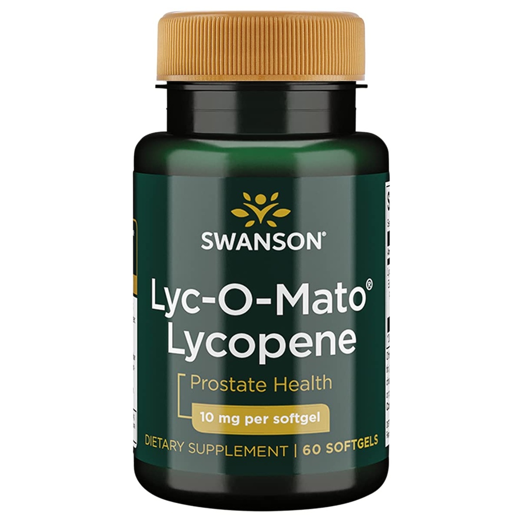 Swanson Lyc-O-Mato Lycopene 10 ミリグラム 60 Sgels