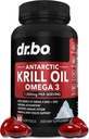 Krillオイルオメガ3 500mg - 抗アーク性Krillオイル1000mg SoftgelsカプセルEPA、DHA、アスタキサンチン、Phospholipids - Omega 3脂肪酸サプリメント、女性&男性のための自然な純粋なサプリメント - 60 Softgels
