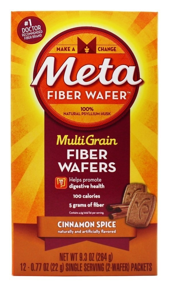 MetamucilのMetamucil繊維のウエファーのシナモン12のea