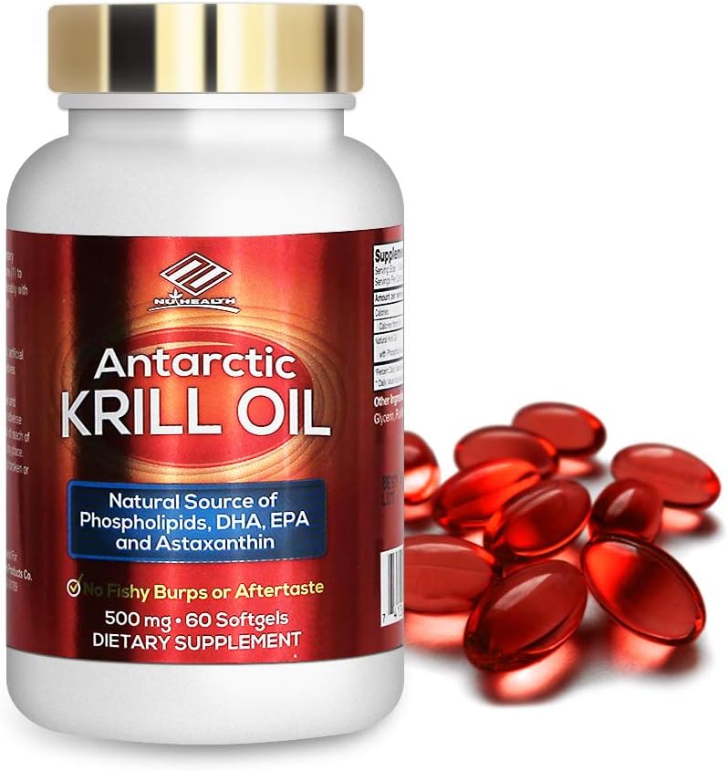 アントアークティック・クリルオイルの食事療法の補足(500のmg、60のSoftgels)
