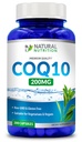 一般的な自然なビタミンCoq10 200mg、200のカプセル、速い吸収-グルテンフリー及び非GMO
