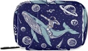 ギャラクシー 鯨の Astronaut の丸薬箱 7 日の丸薬の箱旅行丸薬のオルガナイザー 袋ジッパーのポータブル ウィークリー ケース ビタミンの補足のホールダーのための小型サイズ