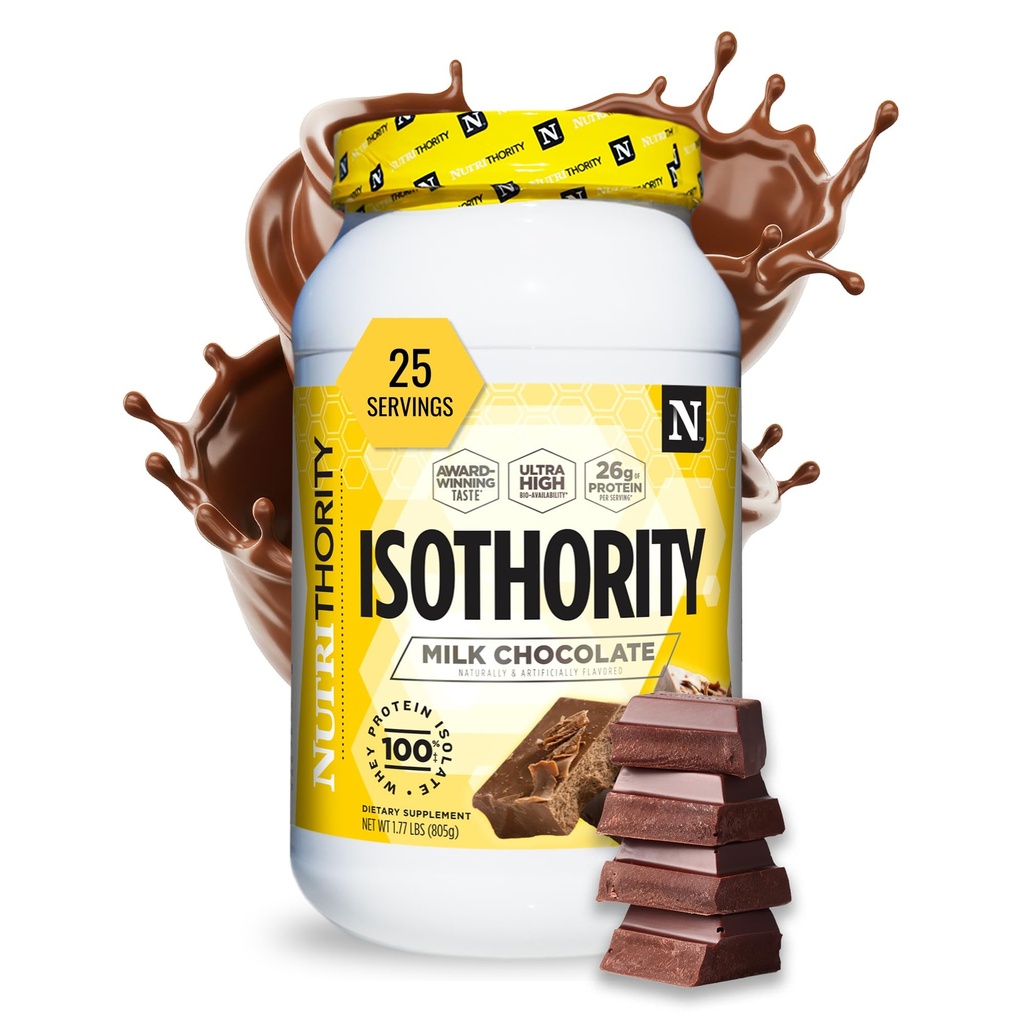 耐酸性ウエイプロテインアイソレート、ミルクチョコレート、2 lb - ウルトラ吸収性分岐鎖アミノ酸(BCAA)粉末25gタンパク質/サービング、低炭水化物 - 筋肉を構築し、回復を加速