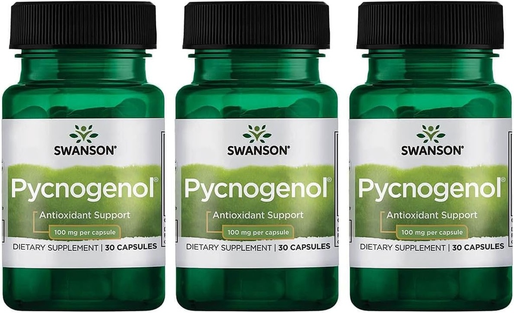 Swanson Pycnogenol 100ミリグラム30カプセル3パック