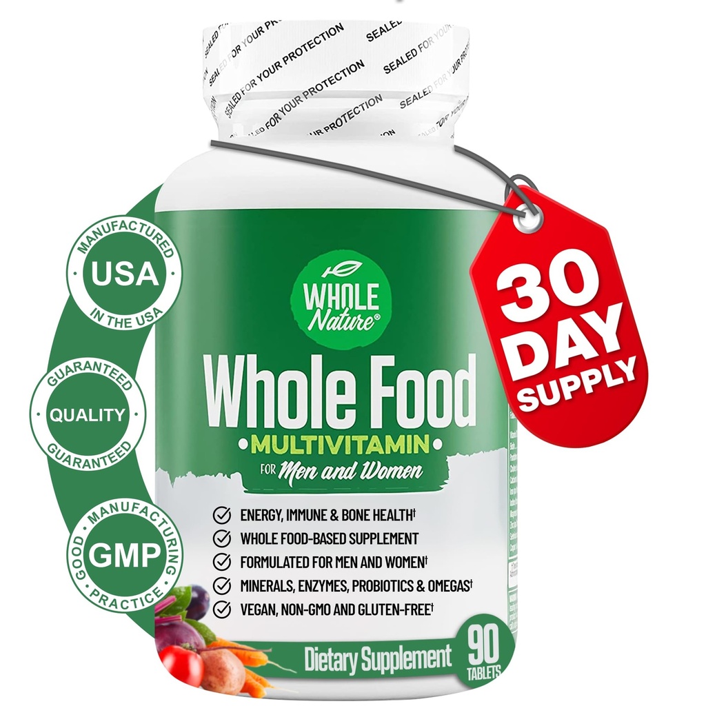 人および女性のための全食糧Multivitaminはミネラル消化酵素、プロバイオティクスおよびオメガと毎日のスーパーフードのビタミンを完了します。 植物ベースの多ビタミン、非GMO (1)