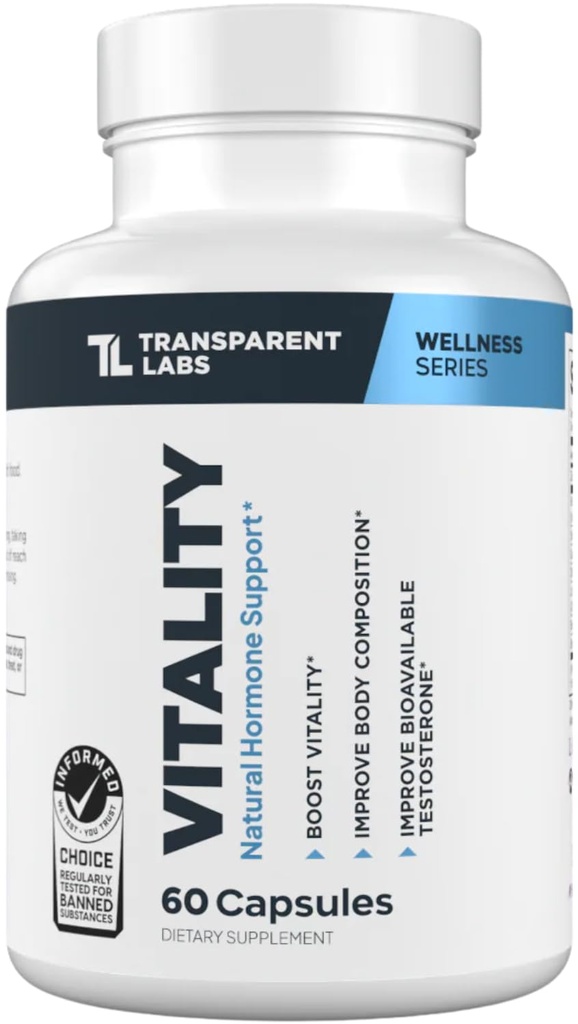 透明なラボの死亡率テストステロンブースター - Ashwagandha KSM-66、 PrimaVie Shilajit エキス、& Vitality、& Bioavailable テストステロンをサポートする DIM - 60 カウント