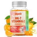 ビタミンK2 MK-7グミ100mcg、骨のための余分な強さK2のビタミンの補足及び He-Artサポート、Chewable自然なオレンジ味、非GMO、ビーガン、60のガミー