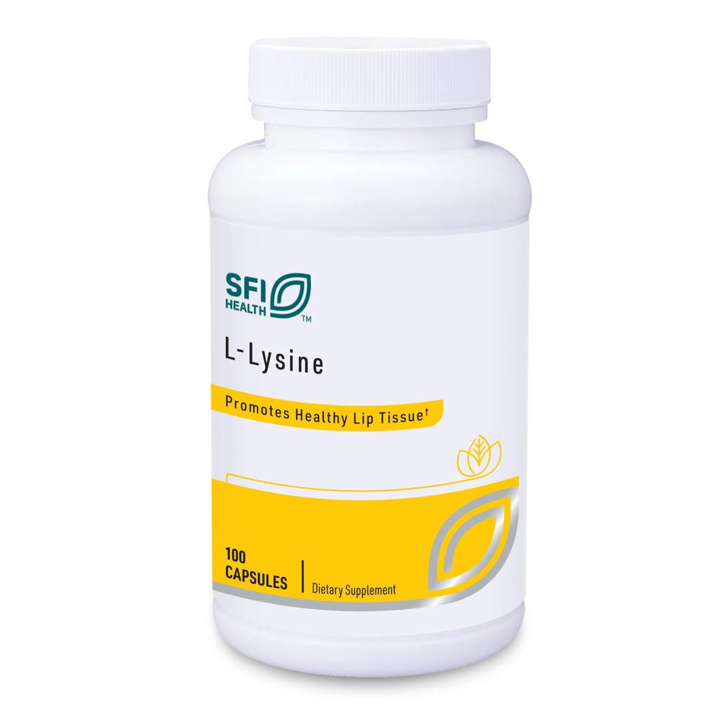 KlaireLabs SFI Health L-Lysine - 500ミリグラム免疫健康&コラーゲンフォーメーション、Hypoallergenic&Dairy-Free (100カプセル)のためのエッセンシャルアミノ酸サポート