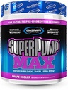 ガスパール栄養SuperPump MAX、究極のプレワークアウトパウダー、持続エネルギープレワークアウト、ニトリ酸化物ブースター、筋肉成長、回復&電解液(グレープクーラー)