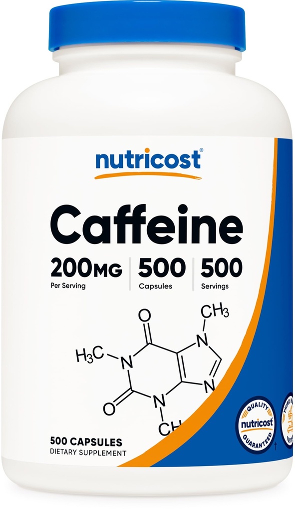 ナトリコストカフェインピル、サービングあたり200mg(500キャップ)