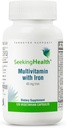 鉄、45のmgのChelatedの鉄、L-5-MTHFの活動的なBのビタミンが付いている健康のMultivitaminを見て下さい、健康な免疫システムおよびエネルギー生産、ベジタリアンのカプセル(120のカプセル)を支えて下さい*