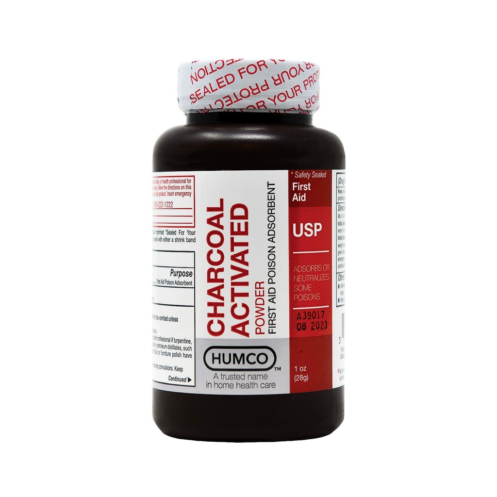 HUMCO活性炭粉末、USP、1oz