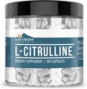 天然由来のL-Citrulline、200カプセル、Lab-Tested、スターターやライスフィラーなし