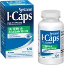Systane ICapsの目のビタミン及びミネラル補足、ルテイン及びゼアキサンチンの方式、120の上塗を施してあるタブレット