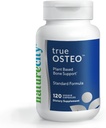 NatureCity True-Osteo プラントベース 骨強度用サプリメント | AlgaeCal カルシウム&マグネシウム、植物由来ビタミンD3、ビタミンK2、シリコン|胃の亀裂(120ベジーカプセル)