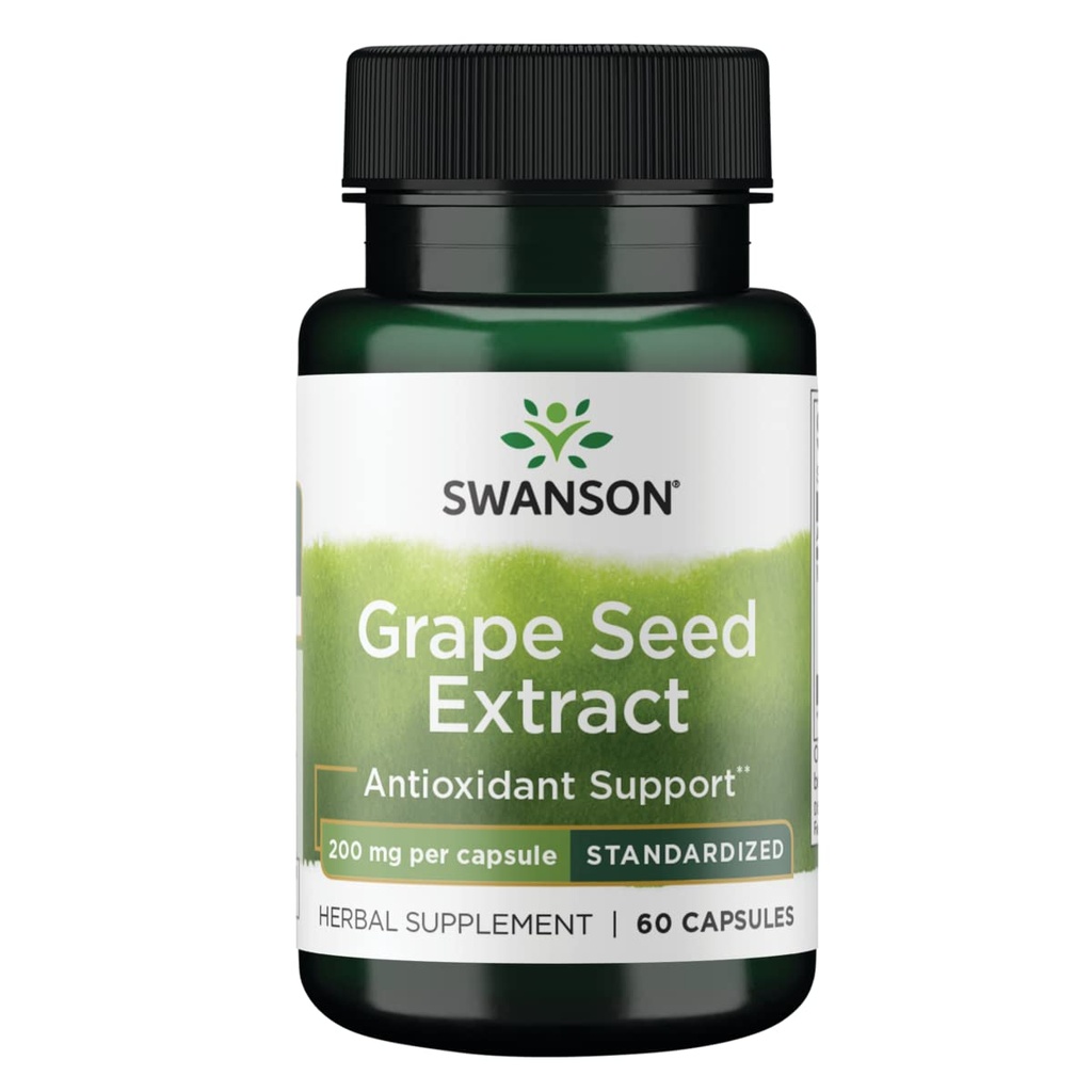 Swanson HIの鍋のブドウの種EXT STD 200MG 60CP