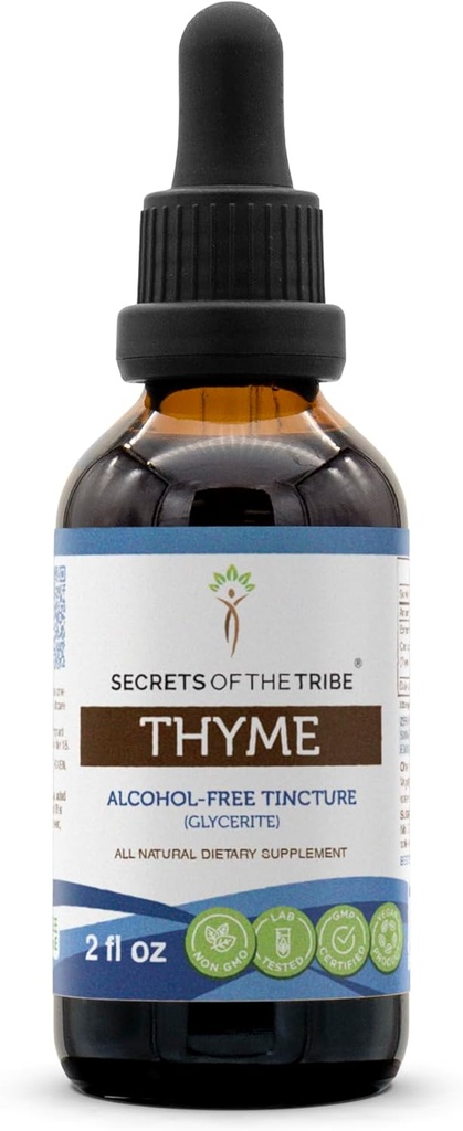Tribe Thymeアルコールフリー液体エキス、Thyme(Thymus Vulgaris)ドライリーフチンキ剤(2FL OZ)の秘密