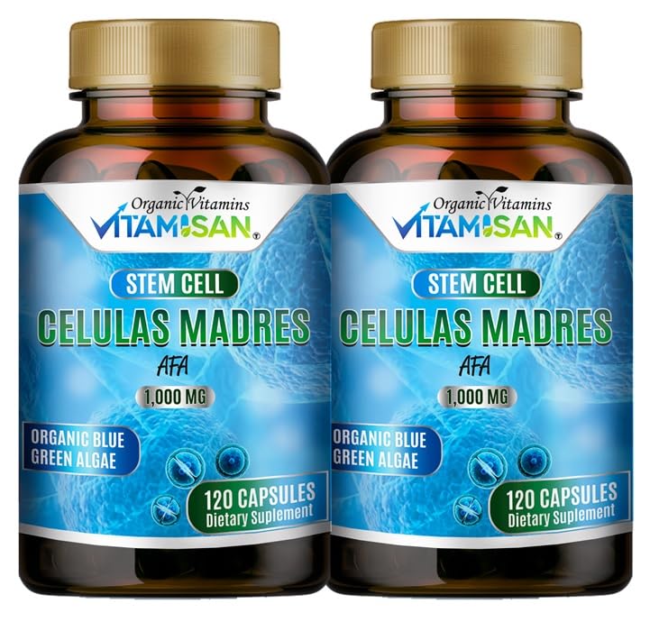 2 CelulasのMadres AFAの茎の自然な細胞120のカプセル1000のmgの青緑色の藻類非GMO Glutenの自由なAphanizomenonのFlos-aquaeの生物celulaのMadreの補足